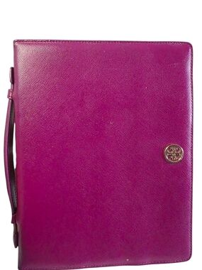 Tory Burch Berry Saffiano Leather Tablet Case Cover Sleeve